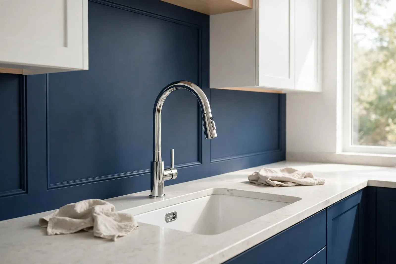 Fixture Installation and Repair — Kitchen Faucet and Shutoff Replacement in Bannister by Waldorf Plumbing Company