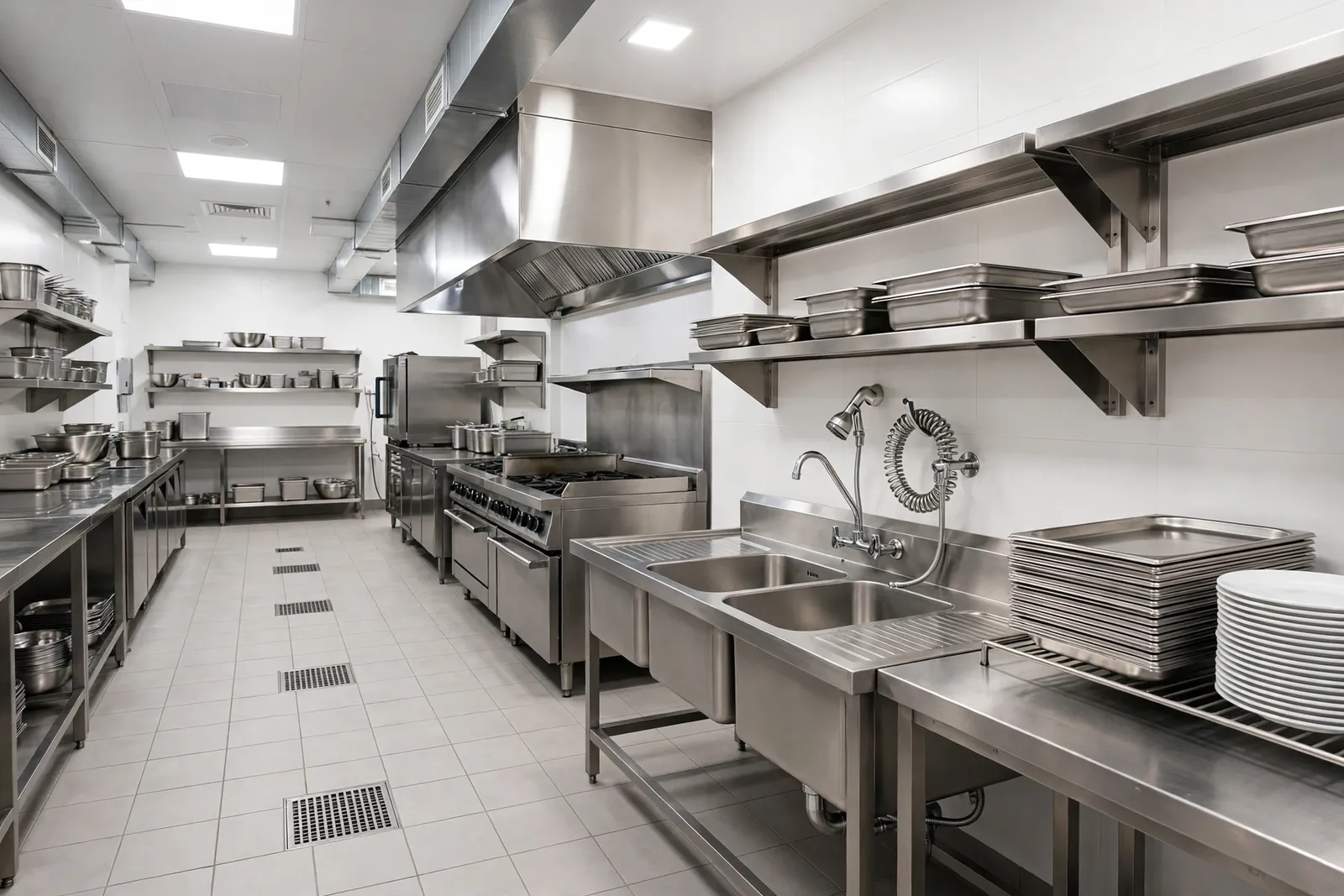 Restaurant and Retail Plumbing — Kitchen Drain Work at a Restaurant on Route 301 by Waldorf Plumbing Company