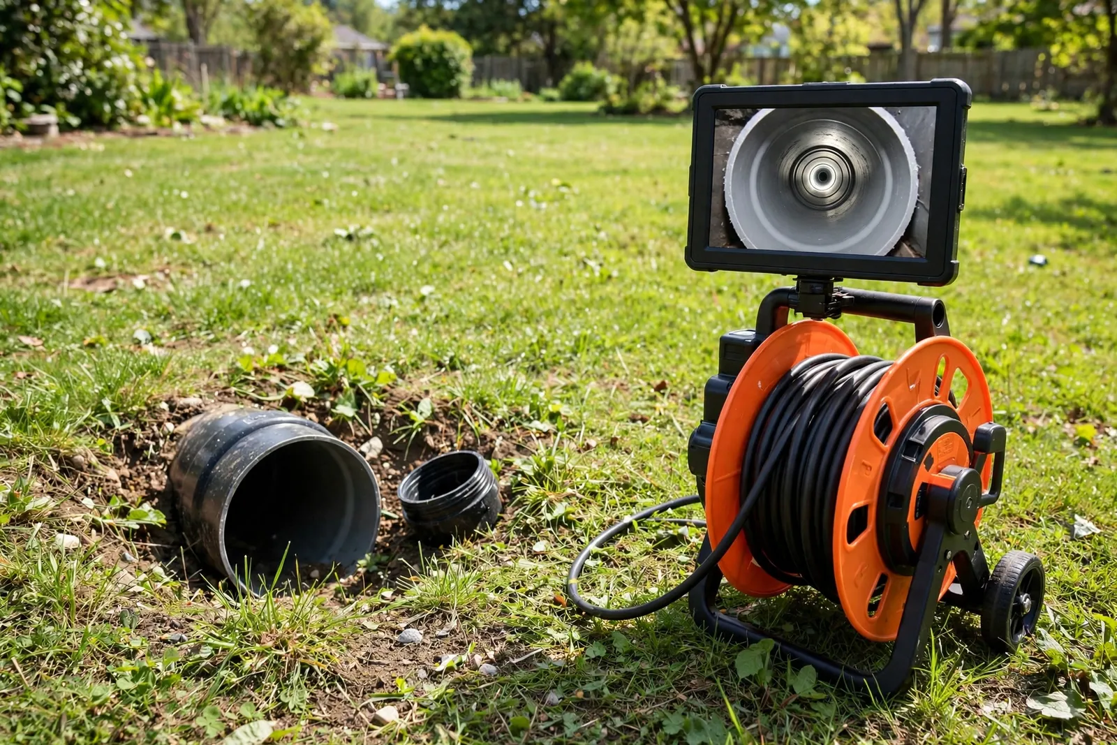 Sewer Camera Inspection — Camera Inspection of a Repeat Clog in Dorchester by Waldorf Plumbing Company