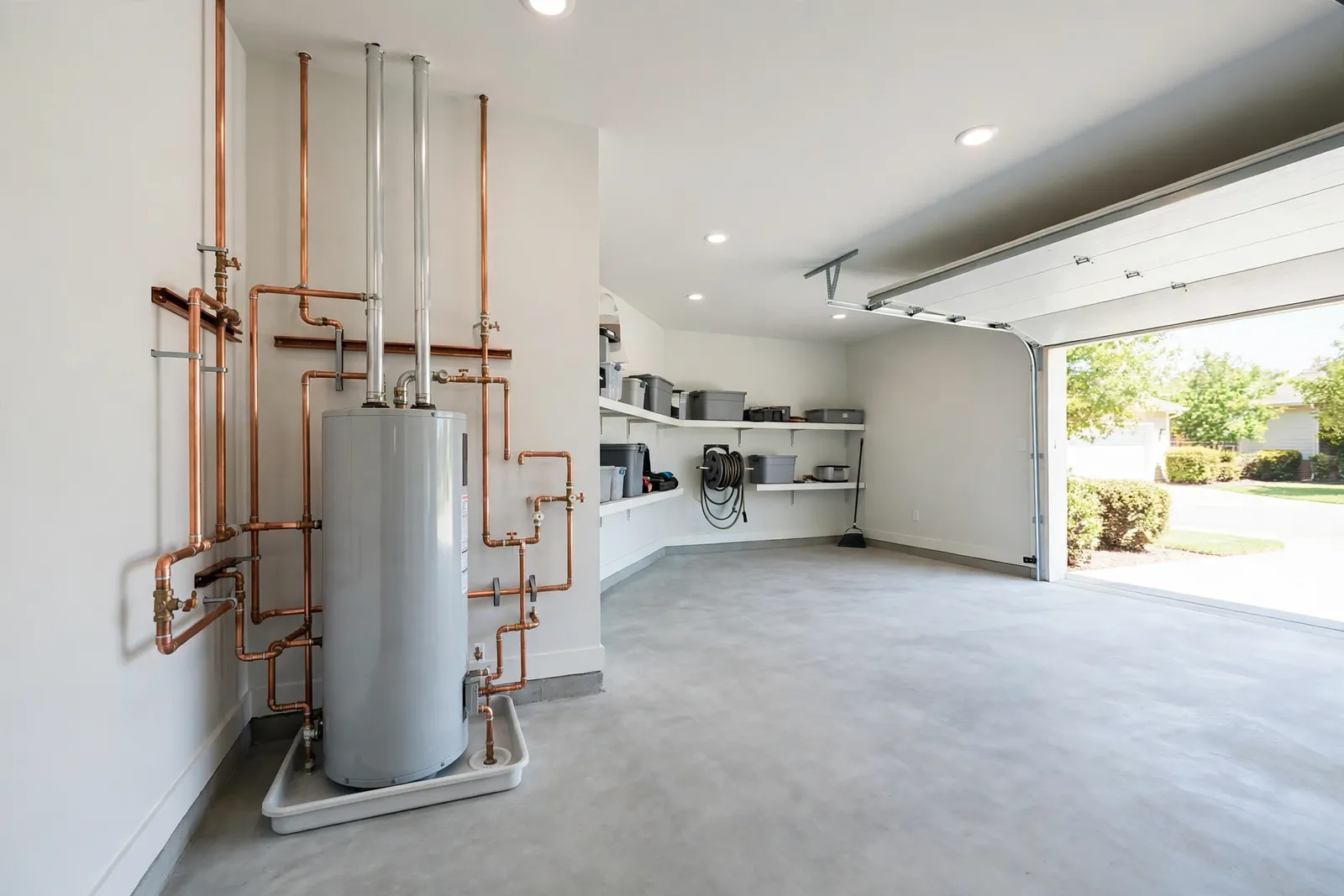 After photo, Water Heater Installation in St. Charles, by Waldorf Plumbing Company